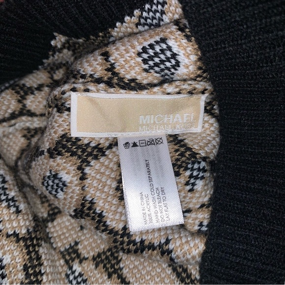 Michael Kors Leopard Cheetah Print Beanie Knitted Hat NWOT - Picture 5 of 9